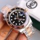 Replica Swiss 2836 Rolex GMT Master ii Two Tone Rose Gold Black Dial Watch (2)_th.jpg